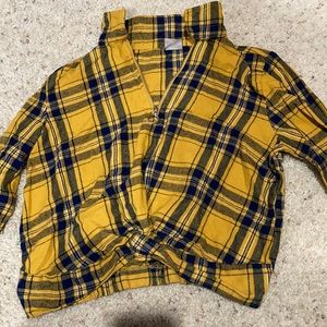 Cropped flannel
